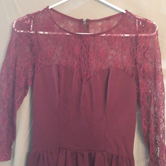Beautiful Red Laced Shirt - Picture 2 of 4